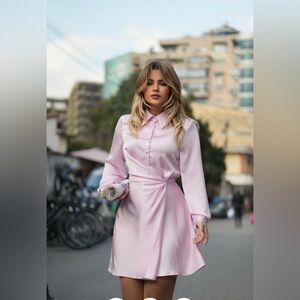Elegant Pink Women's Dress